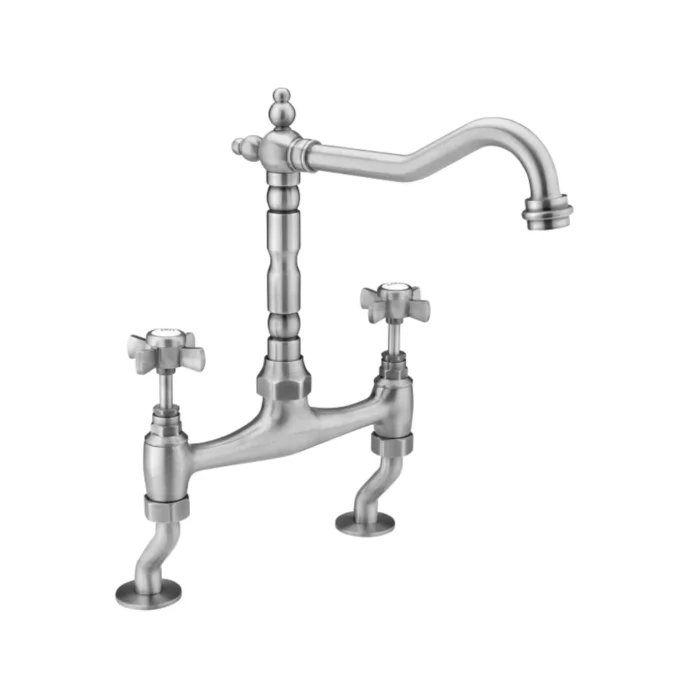 Zenvira Bridge Mixer Brushed Nickel