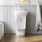 Ceramic Sukoon Dual Level Wudu Basin with Mixer Tap